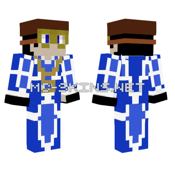 Super Sonic Suit Minecraft skin, front and back