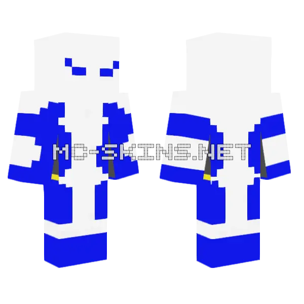 Superhero Minecraft skin, front and back
