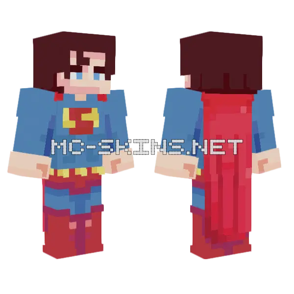 Superman Skin Minecraft skin, front and back