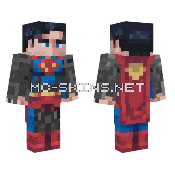 Superman Skin Minecraft skin, front and back