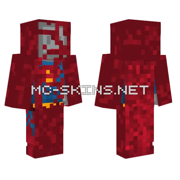 Superman Skin Minecraft skin, front and back