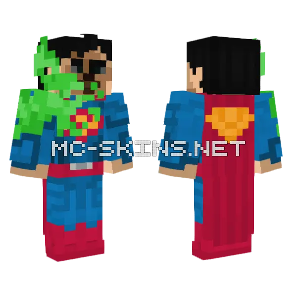 Superman Skin Minecraft skin, front and back