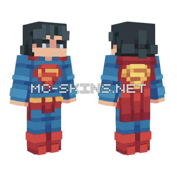 Superman Skin Minecraft skin, front and back