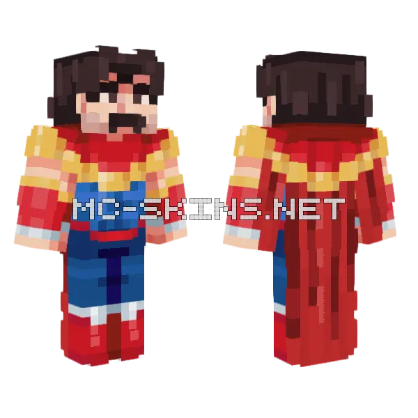Superman Suit, front and back