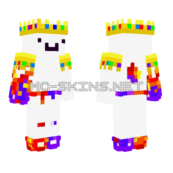 Supra Ultra Skilled Wemmbu Minecraft skin, front and back