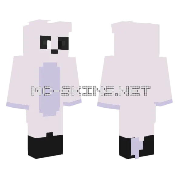 Survivor Minecraft skin, front and back