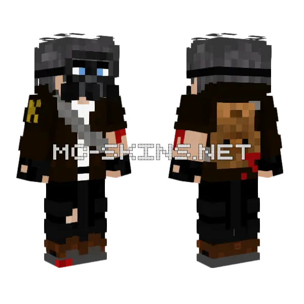 Survivor Skin Minecraft skin, front and back