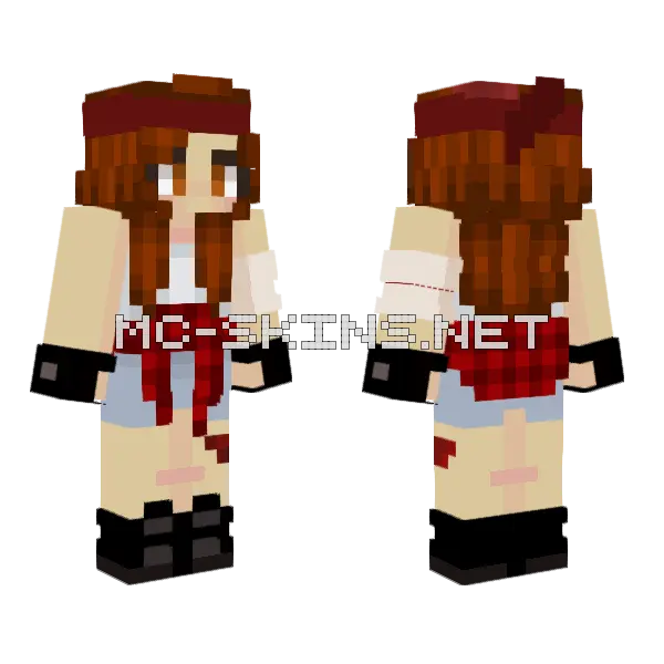 Survivor Skin Minecraft skin, front and back