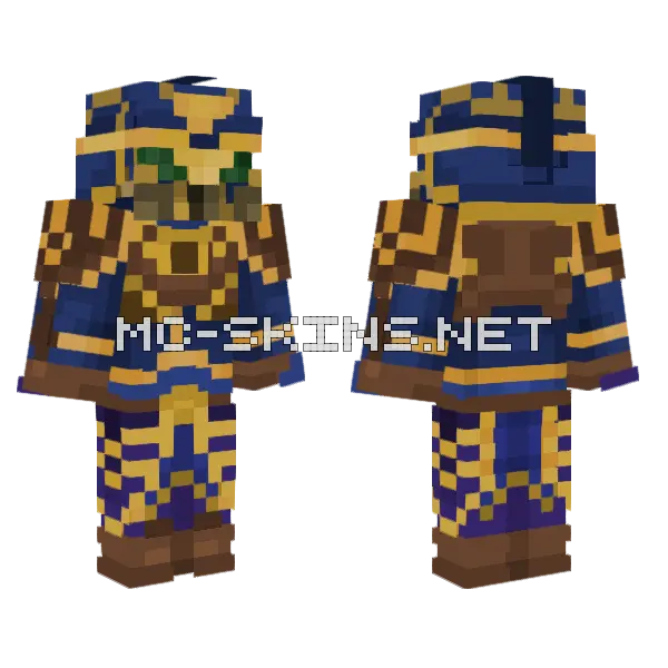 Survivor Story V3 Minecraft skin, front and back