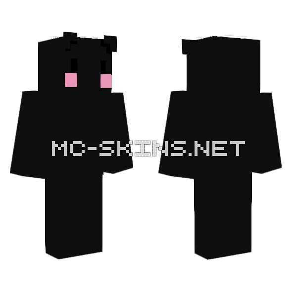 Sushi 2 Minecraft skin, front and back