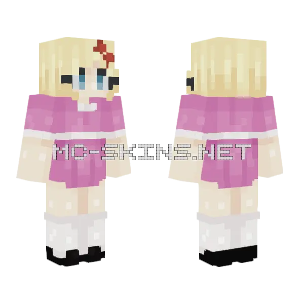 Susie Chica Soul Minecraft skin, front and back