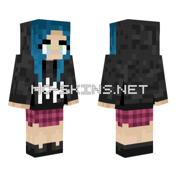 Susie Minecraft skin, front and back