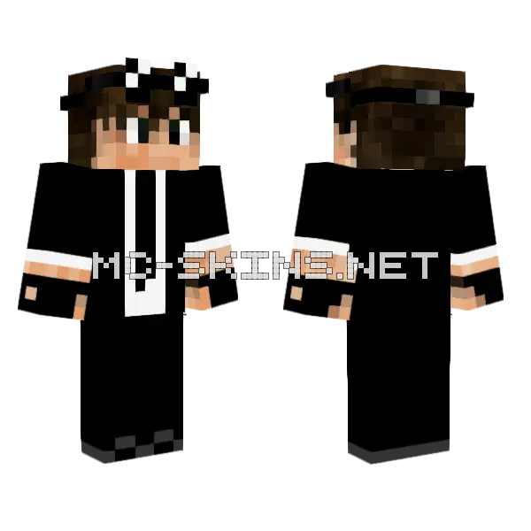 SVS Minecraft skin, front and back