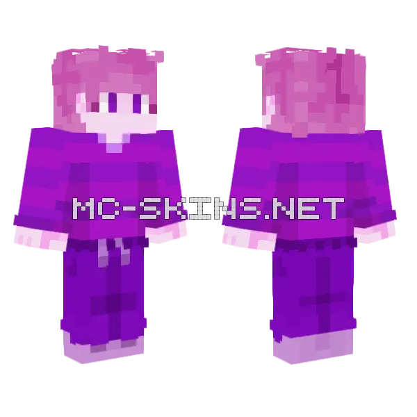 Sweater Porpol Minecraft skin, front and back