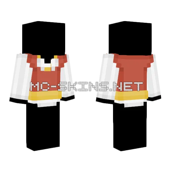 Sweatervest Template Minecraft skin, front and back