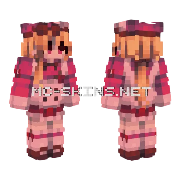 Sweet Bakery SF 126 Minecraft skin, front and back