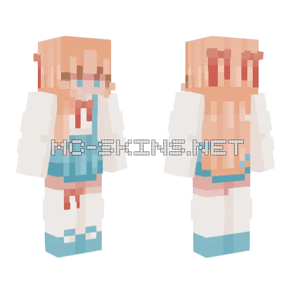 Sweet Cake RCE Minecraft skin, front and back