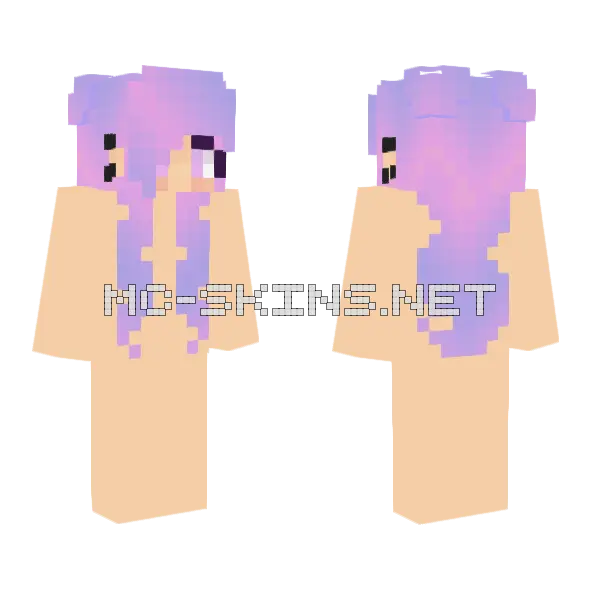 Sweet Dreams Hairbase Minecraft skin, front and back