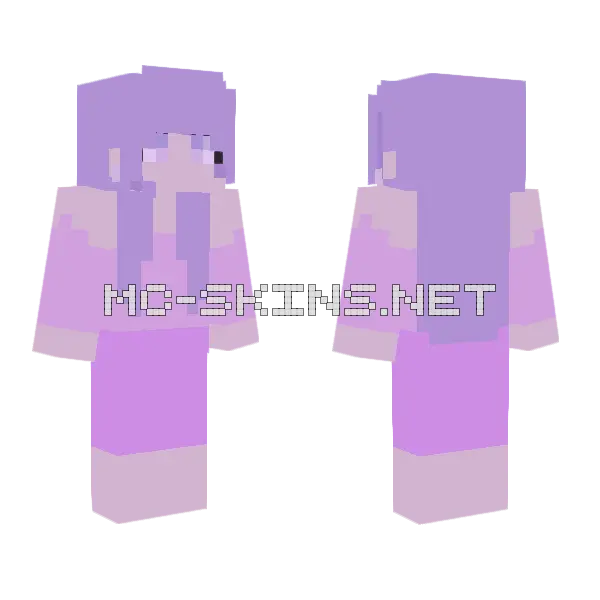 Sweet Dreams Kisses Reshade Minecraft skin, front and back
