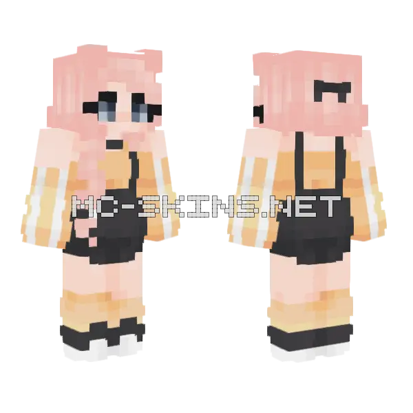 Sweet Honey Minecraft skin, front and back