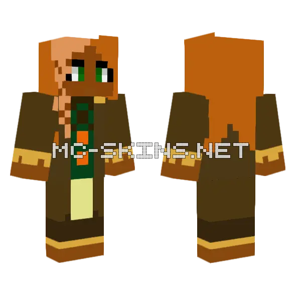 Sweet P Pie Minecraft skin, front and back
