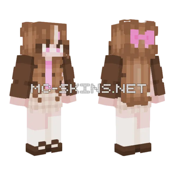 Sweet Talk Sweater Minecraft skin, front and back