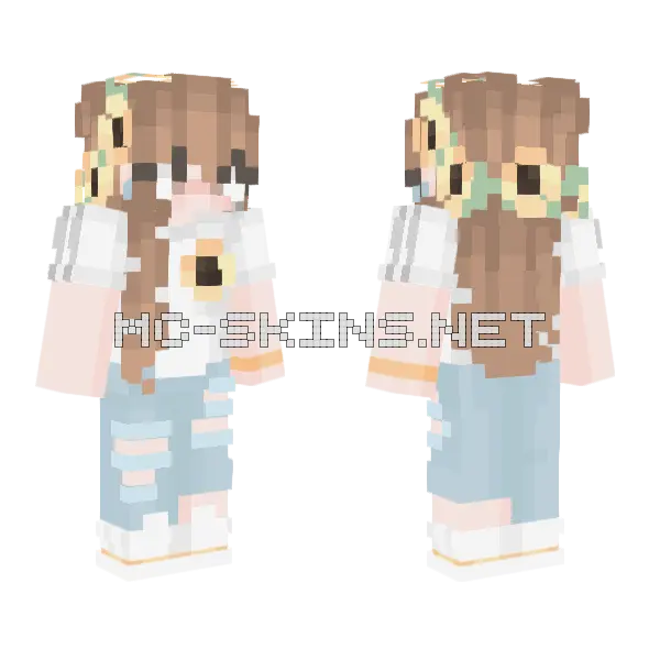 Sweet Walk Minecraft skin, front and back