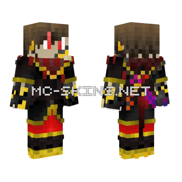 Sweetblade Minecraft skin, front and back