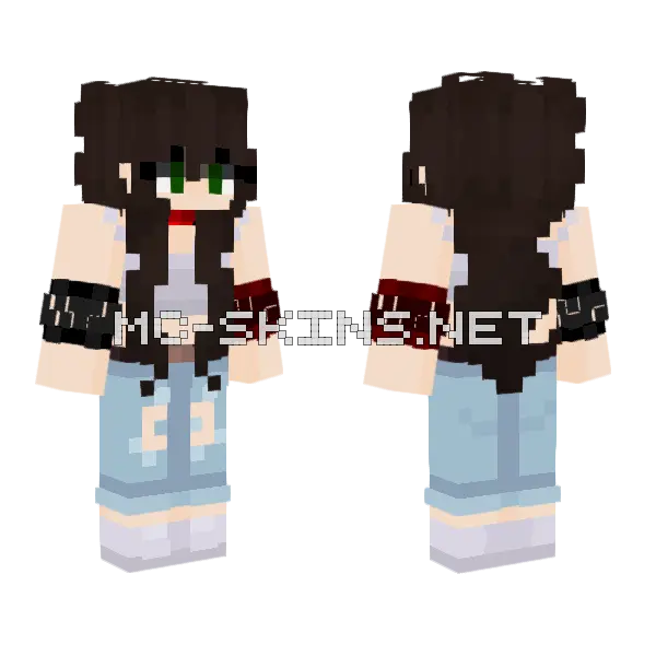 Sweetendylin79 Final Version Shirtless Minecraft skin, front and back