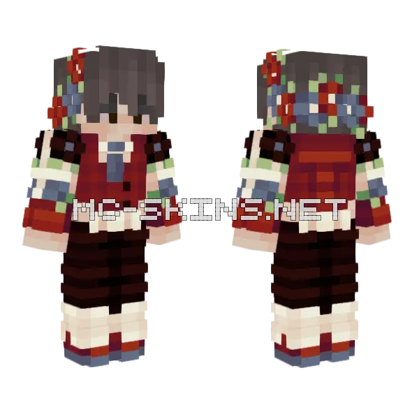 Swift Striders Ashypants Gamenights Minecraft skin, front and back