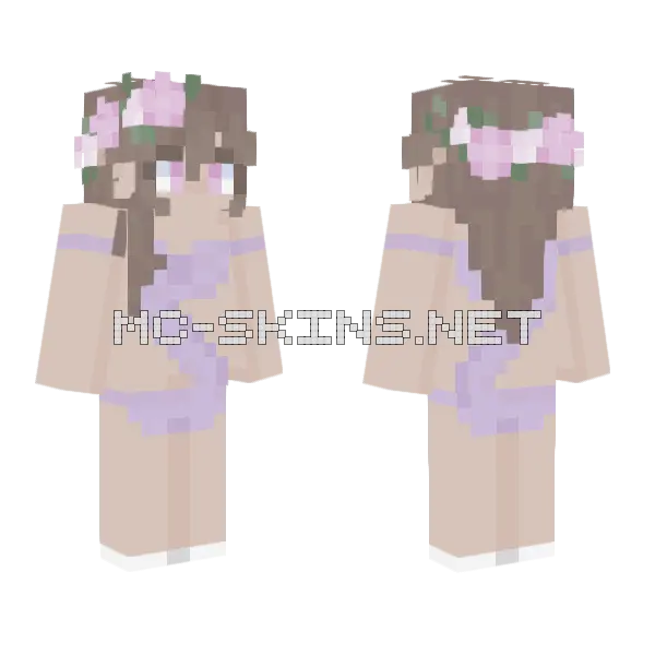 Swimsuit Girl Minecraft skin, front and back