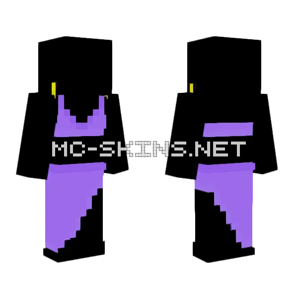 Swimsuit Raffle Prize Minecraft skin, front and back