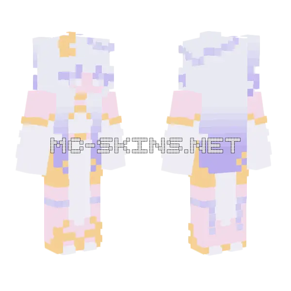 Swirling Deep Dark Depths Minecraft skin, front and back