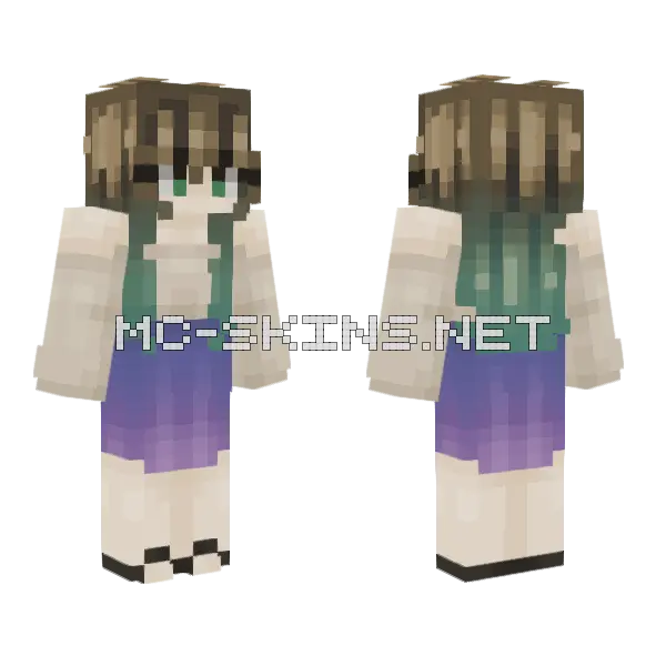 Swooping Into Spring Ce Minecraft skin, front and back