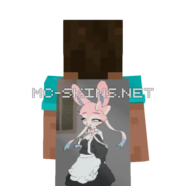 Sylveon Maid cape, outside and lining