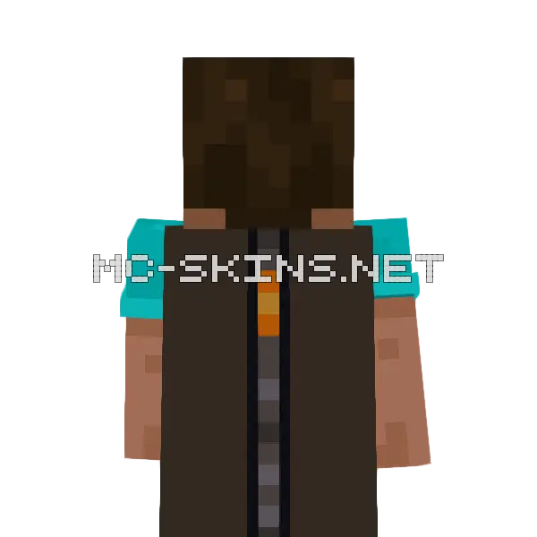 Symmetrical creaking cape, outside and lining