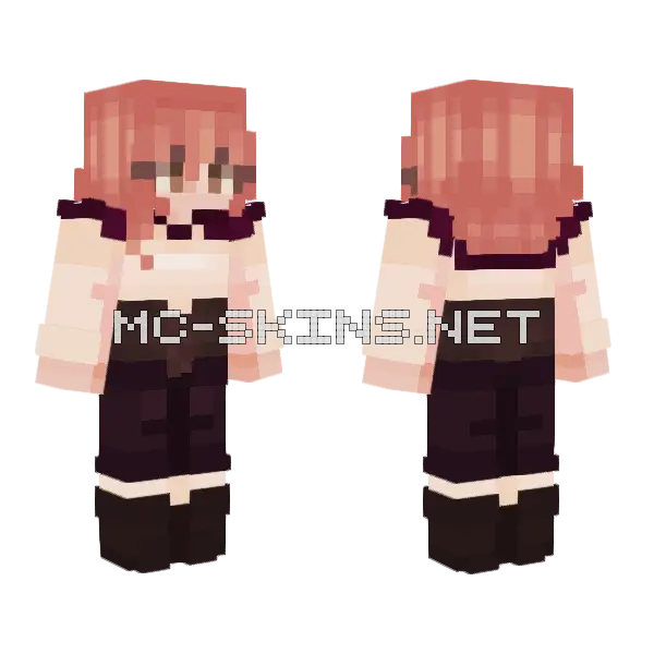 Syndicate Niki Nihachu Minecraft skin, front and back
