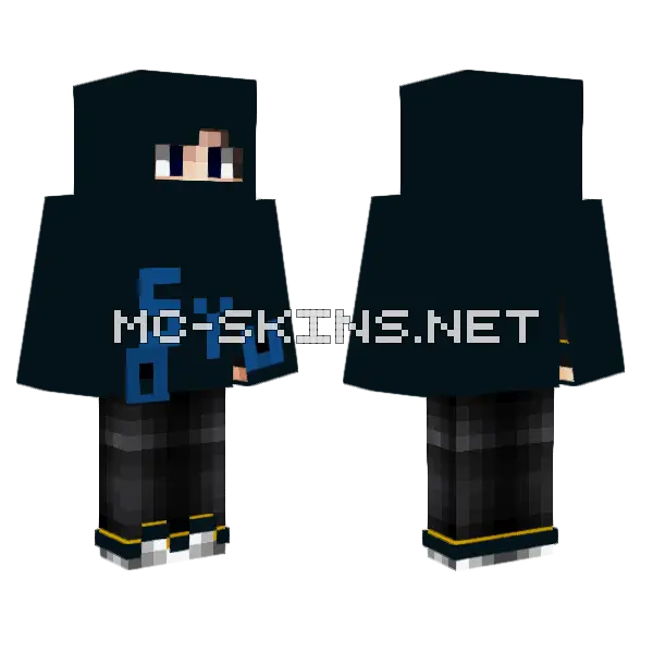 Syou Ninja 2 Minecraft skin, front and back