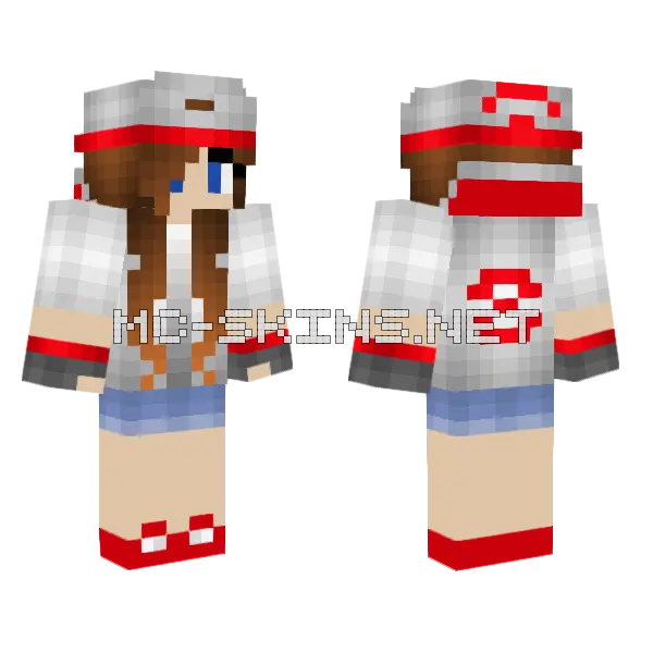 T Lass3 Minecraft skin, front and back