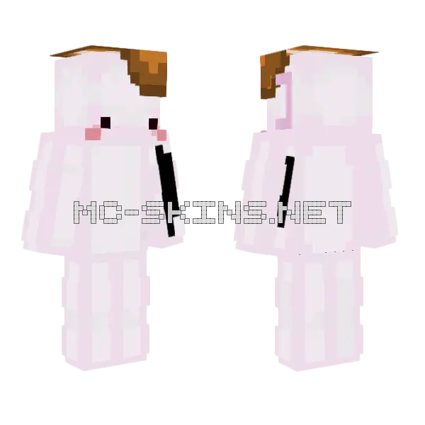 Tacita Minecraft skin, front and back
