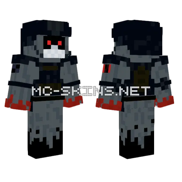 Tactical Reaper Mk IV Minecraft skin, front and back