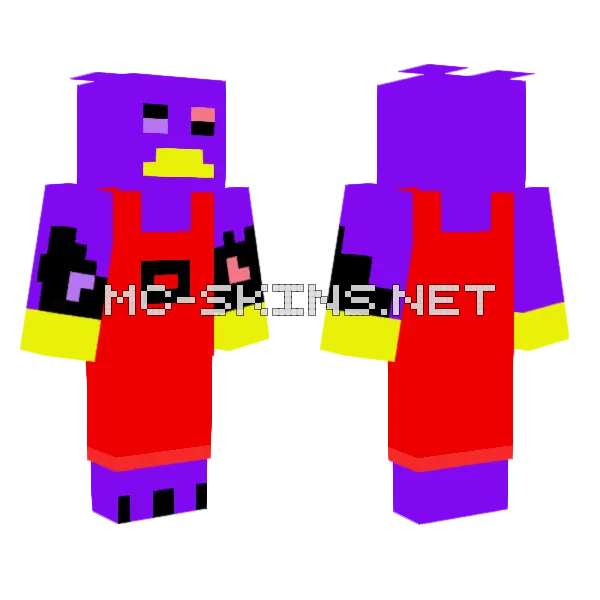TADC Jax Abstracting Edition Minecraft skin, front and back