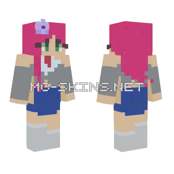 Taffy Rce Minecraft skin, front and back