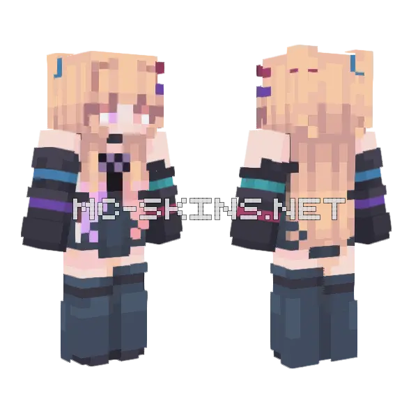 Tag V1 Minecraft skin, front and back