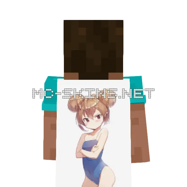 Taiga Aisaka Swimsuit cape, outside and lining