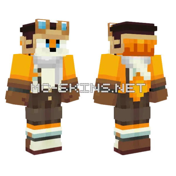 Tails Fal2e Hero003s Minecraft skin, front and back