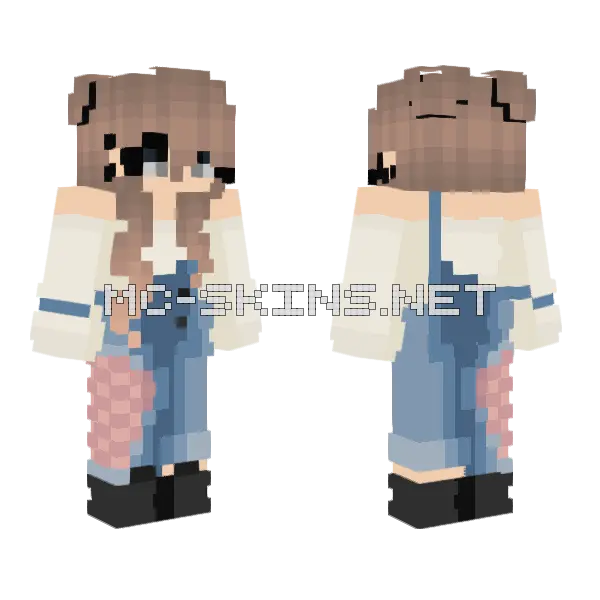 Tailynn Minecraft skin, front and back