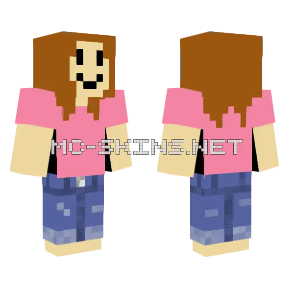 Take Off The Outer Layer Minecraft skin, front and back