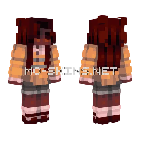 Taking In The Sunshine Minecraft skin, front and back