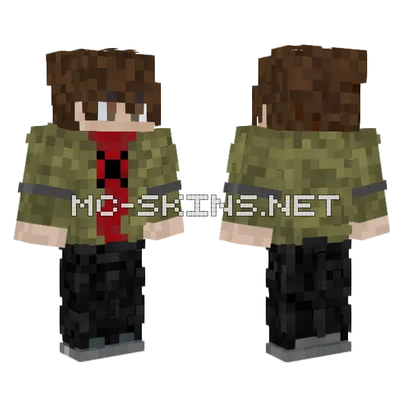 Talixtray Spiderman Fit Minecraft skin, front and back